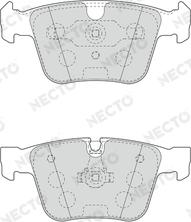 Necto FD7552A - Kit de plaquettes de frein, frein à disque cwaw.fr