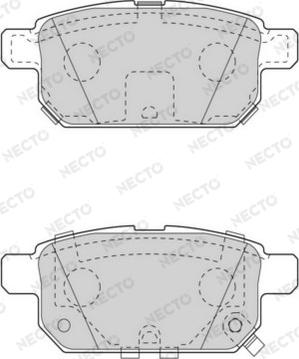 Necto FD7562A - Kit de plaquettes de frein, frein à disque cwaw.fr