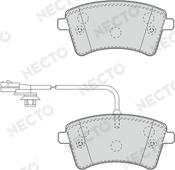 Necto FD7505A - Kit de plaquettes de frein, frein à disque cwaw.fr