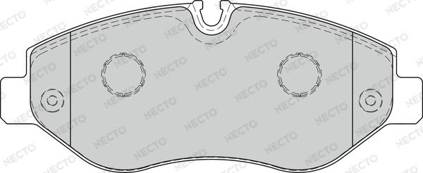 Necto FD7581V - Kit de plaquettes de frein, frein à disque cwaw.fr