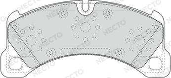 Necto FD7642A - Kit de plaquettes de frein, frein à disque cwaw.fr