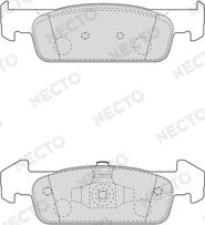 Necto FD7656A - Kit de plaquettes de frein, frein à disque cwaw.fr