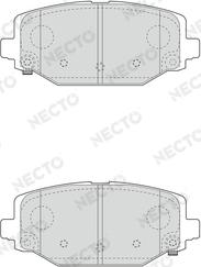 Necto FD7650A - Kit de plaquettes de frein, frein à disque cwaw.fr