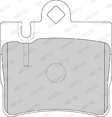 Necto FD7009A - Kit de plaquettes de frein, frein à disque cwaw.fr