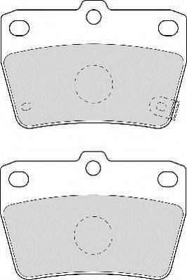 Necto FD7001N - Kit de plaquettes de frein, frein à disque cwaw.fr