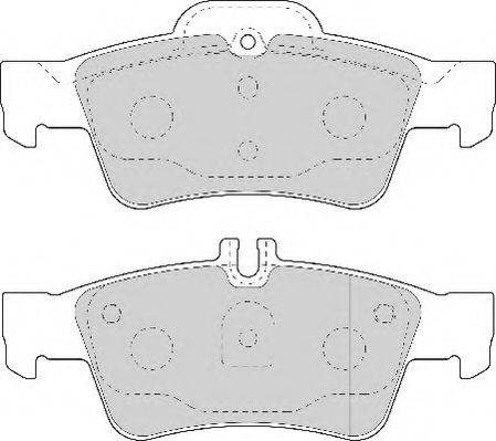 Necto FD7019N - Kit de plaquettes de frein, frein à disque cwaw.fr