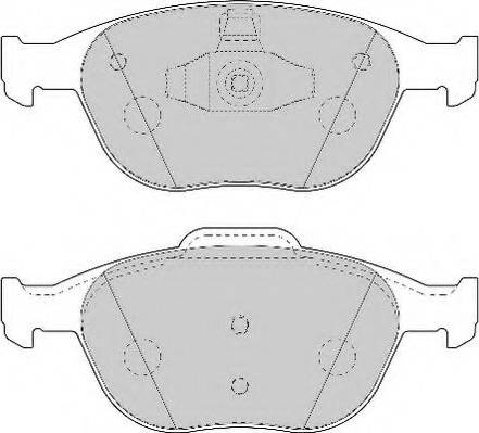 Necto FD7034N - Kit de plaquettes de frein, frein à disque cwaw.fr