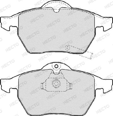 Necto FD7025A - Kit de plaquettes de frein, frein à disque cwaw.fr