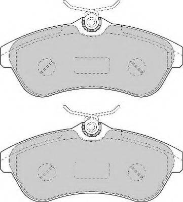 Necto FD7028N - Kit de plaquettes de frein, frein à disque cwaw.fr