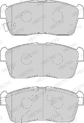 Necto FD7022A - Kit de plaquettes de frein, frein à disque cwaw.fr