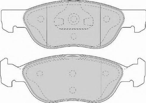 Necto FD7076N - Kit de plaquettes de frein, frein à disque cwaw.fr