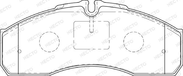 Necto FD7191V - Kit de plaquettes de frein, frein à disque cwaw.fr