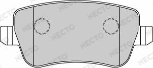 Necto FD7192A - Kit de plaquettes de frein, frein à disque cwaw.fr