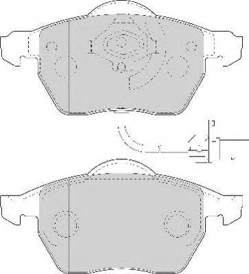 Necto FD7145N - Kit de plaquettes de frein, frein à disque cwaw.fr