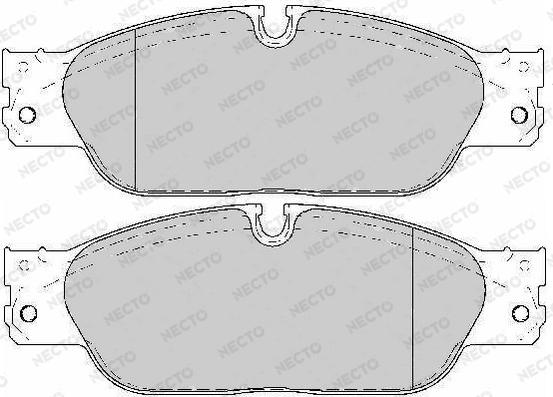 Necto FD7141A - Kit de plaquettes de frein, frein à disque cwaw.fr