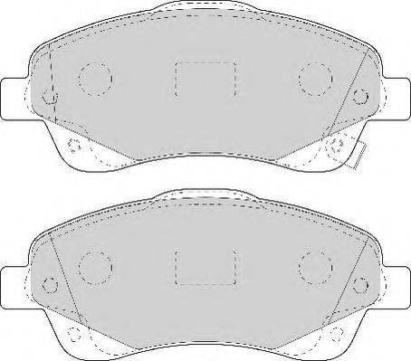 Necto FD7109N - Kit de plaquettes de frein, frein à disque cwaw.fr