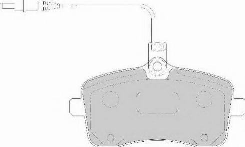 Necto FD7104N - Kit de plaquettes de frein, frein à disque cwaw.fr