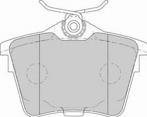 Necto FD7106N - Kit de plaquettes de frein, frein à disque cwaw.fr