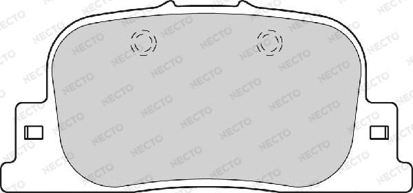 Necto FD7101A - Kit de plaquettes de frein, frein à disque cwaw.fr