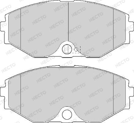 Necto FD7102A - Kit de plaquettes de frein, frein à disque cwaw.fr