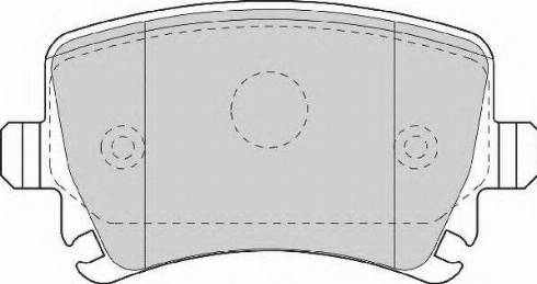 Necto FD7115N - Kit de plaquettes de frein, frein à disque cwaw.fr