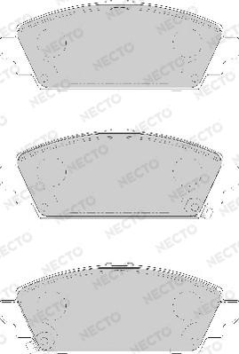 Necto FD7118A - Kit de plaquettes de frein, frein à disque cwaw.fr