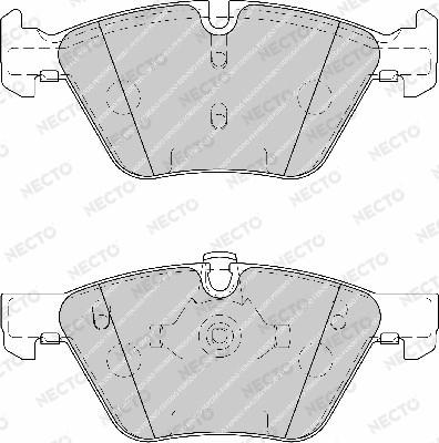 Necto FD7180A - Kit de plaquettes de frein, frein à disque cwaw.fr