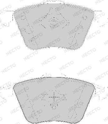 Necto FD7137A - Kit de plaquettes de frein, frein à disque cwaw.fr