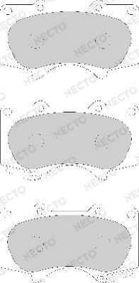 Necto FD7123A - Kit de plaquettes de frein, frein à disque cwaw.fr