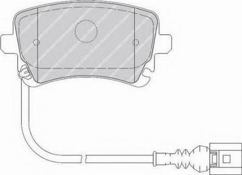 Necto FD7174V - Kit de plaquettes de frein, frein à disque cwaw.fr