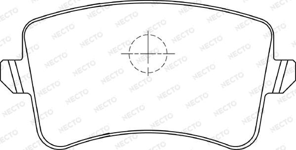 Necto FD7339A - Kit de plaquettes de frein, frein à disque cwaw.fr