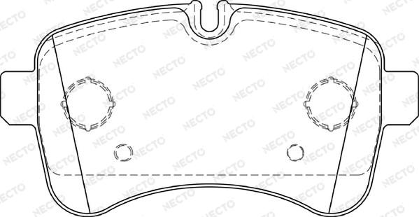 Necto FD7329V - Kit de plaquettes de frein, frein à disque cwaw.fr