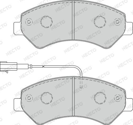 Necto FD7269V - Kit de plaquettes de frein, frein à disque cwaw.fr