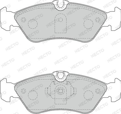 Necto FD7233V - Kit de plaquettes de frein, frein à disque cwaw.fr