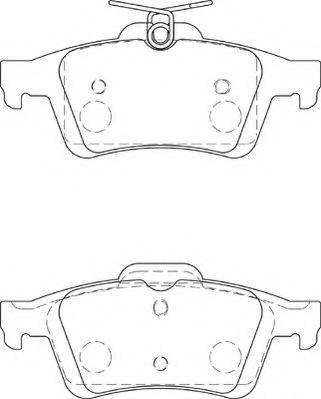 Necto FD7274N - Kit de plaquettes de frein, frein à disque cwaw.fr