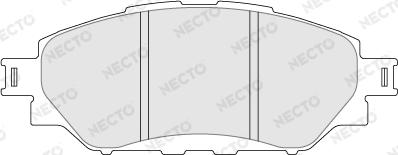 Necto FD7736A - Kit de plaquettes de frein, frein à disque cwaw.fr