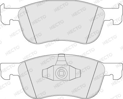 Necto FD7727A - Kit de plaquettes de frein, frein à disque cwaw.fr