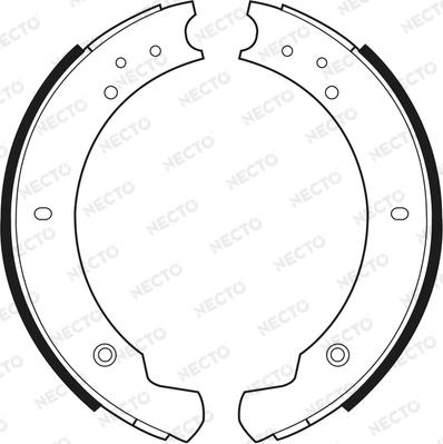 Necto N1488 - Jeu de mâchoires de frein cwaw.fr