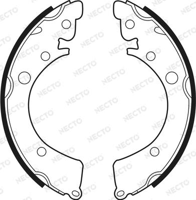 Necto N1435 - Jeu de mâchoires de frein cwaw.fr