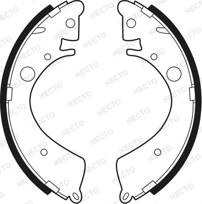 Necto N1429 - Jeu de mâchoires de frein cwaw.fr