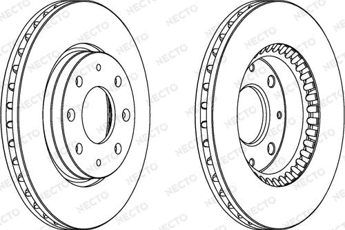 Necto WN1454 - Disque de frein cwaw.fr