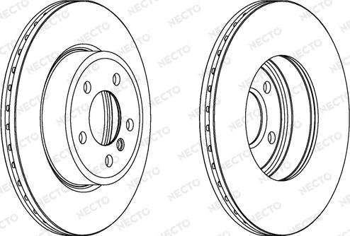 Necto WN1284 - Disque de frein cwaw.fr