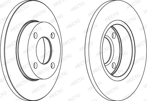 Necto WN356 - Disque de frein cwaw.fr