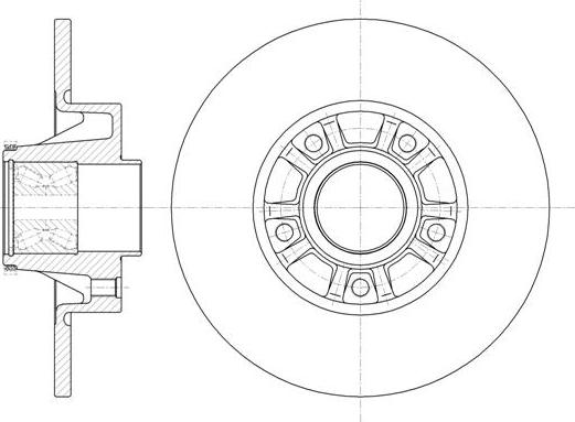 NEW BLOX NB018440B05R - Disque de frein cwaw.fr