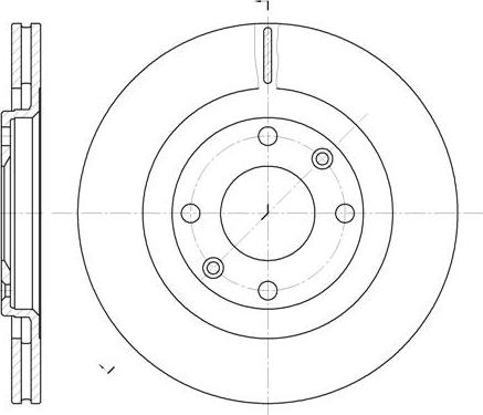 NEW BLOX NB013510V04F - Disque de frein cwaw.fr