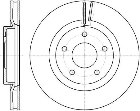 NEW BLOX NB021980V05F - Disque de frein cwaw.fr