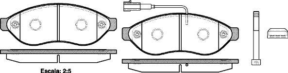 NEW BLOX NB24468V01 - Kit de plaquettes de frein, frein à disque cwaw.fr