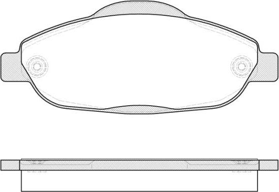 NEW BLOX NB24660N00 - Kit de plaquettes de frein, frein à disque cwaw.fr