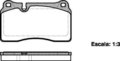 NEW BLOX NB24098S00 - Kit de plaquettes de frein, frein à disque cwaw.fr