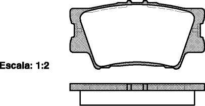 NEW BLOX NB24338N00 - Kit de plaquettes de frein, frein à disque cwaw.fr